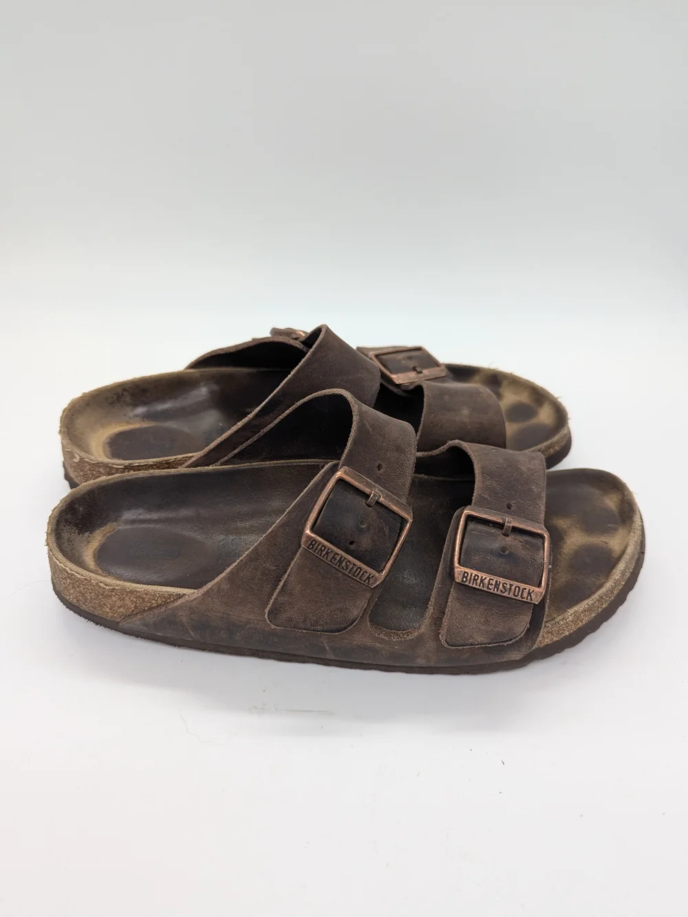 Birkenstock Arizona Brown Leather Sandals EU 39 Men's 6/6.5 Women's 8/8.5